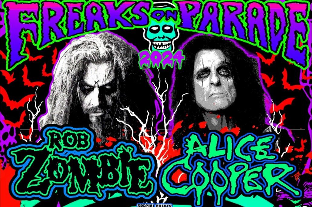 Rob Zombie Announces 2024 Freaks on Parade Tour With Alice Cooper, Ministry, and Filter