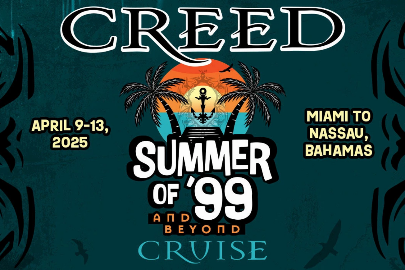 Creed, Sevendust, Hoobastank, and More Booked for "Summer of '99 And Beyond" Cruise