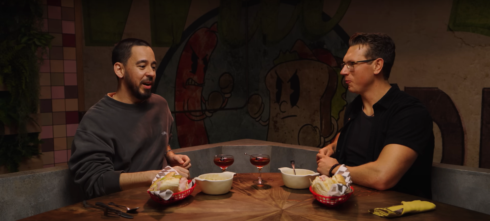 Mike Shinoda Talks Linkin Park, Karaage, And Flying Monks on Mythical Kitchen's "Last Meals"