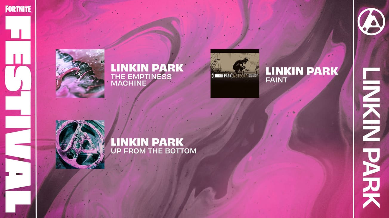 Three New Linkin Park Songs, Including "Up from the Bottom," Are Hitting 'Fortnite Festival' This Week