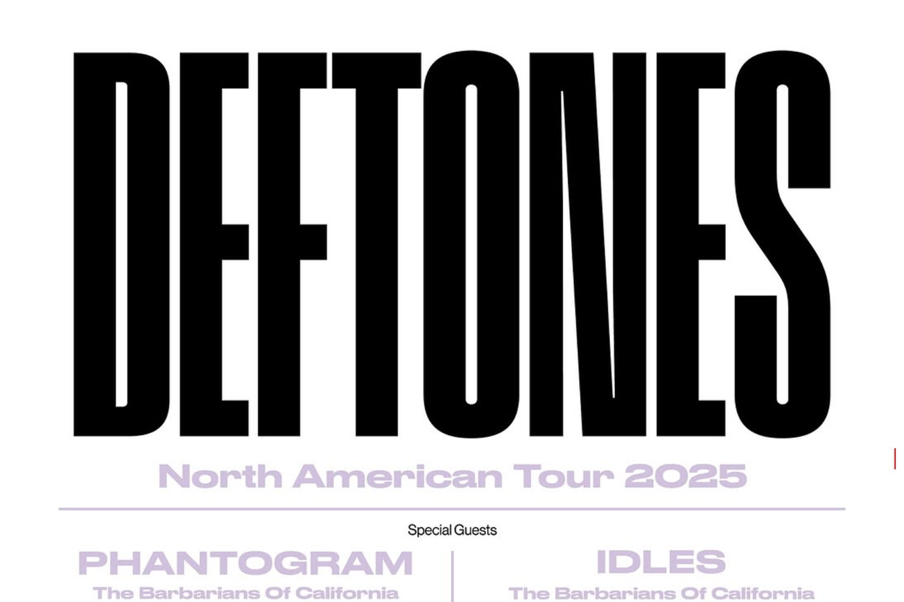 Deftones Announce Second North American Tour of 2025 with Idles, Phantogram and The Barbarians of California