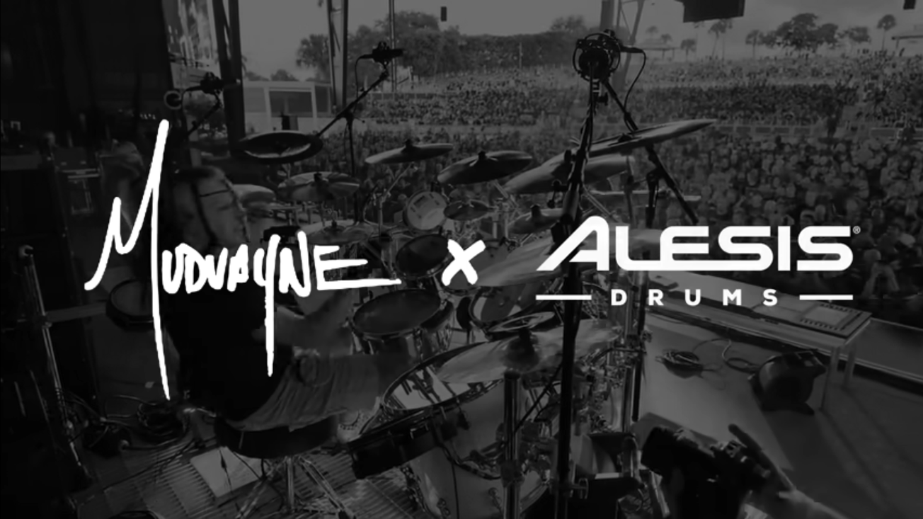 Matt McDonough (Mudvayne) Showcases Alesis Hybrid Drum Kit On Live "Primates" Playthrough