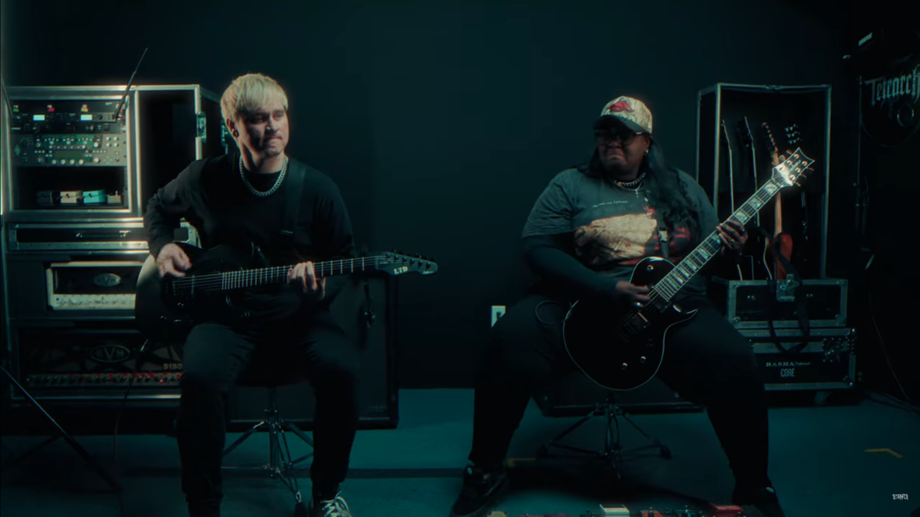 Tetrarch's Diamond Rowe & Josh Fore Post Playthrough Of "Live Not Fantasize"