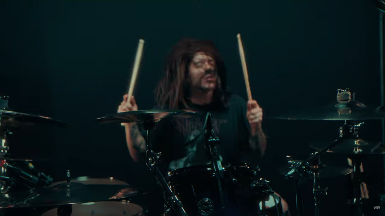 Tetrarch's Ruben Limas Tears Through "Never Again (Parasite)" On Drums