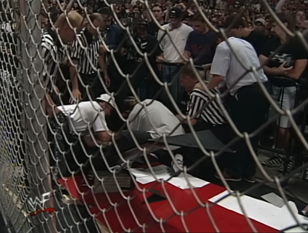 WWE Referee Mike Chioda Talks About Mankind's Hell in a Cell Fall