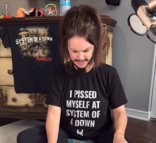MomToker Big Merla Gives Slipknot and System of a Down Maternity Versions For Halloween