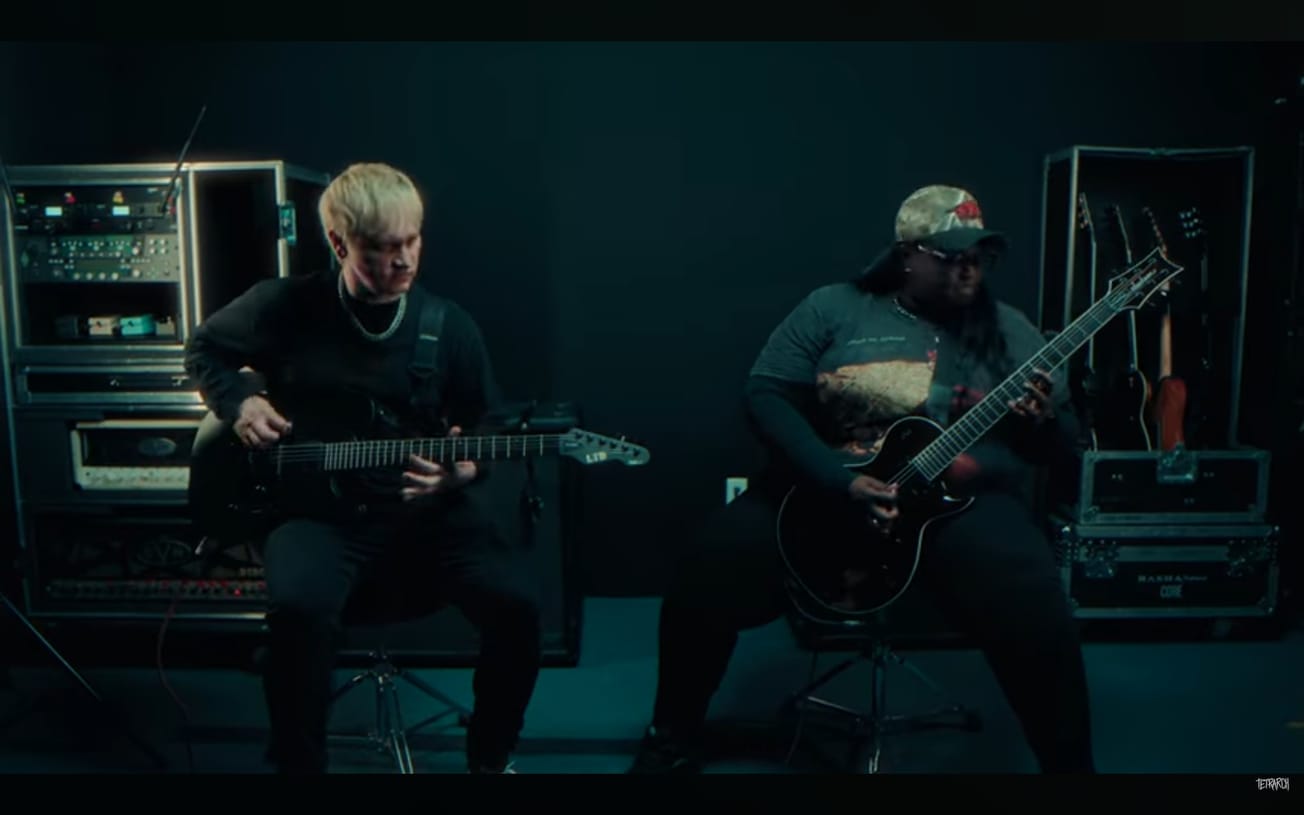 Tetrarch Post Guitar Playthrough of "Never Again (Parasite)"