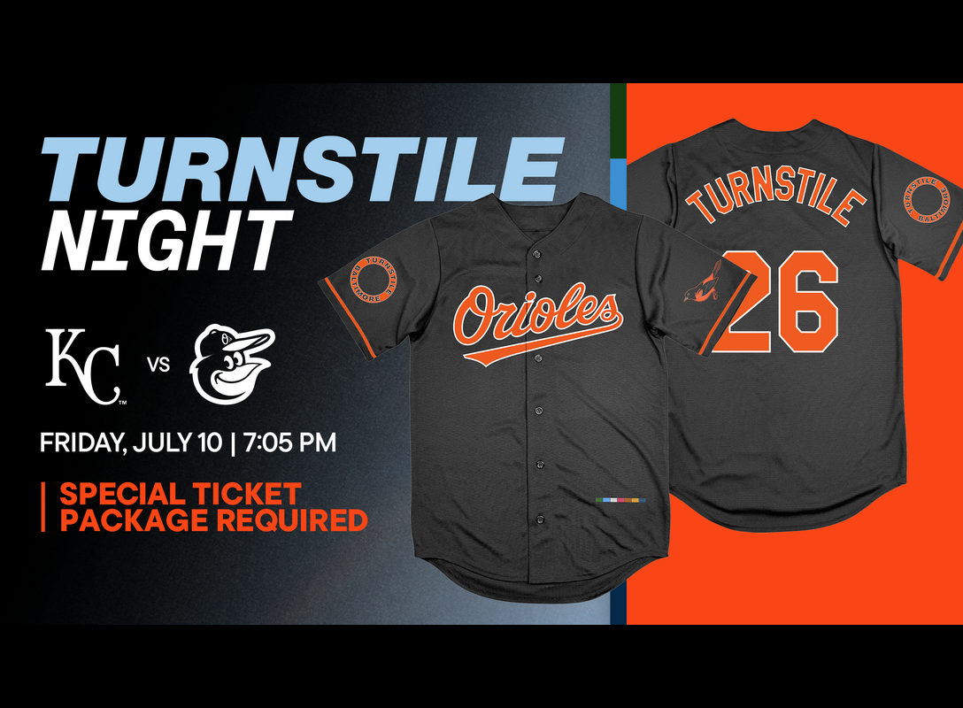 Baltimore Orioles To Present "Turnstile Night" This July