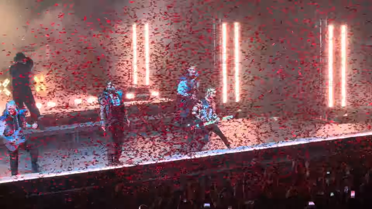 WATCH: Sum 41's Deryck Whibley Joins Electric Callboy Onstage For "Still Waiting"