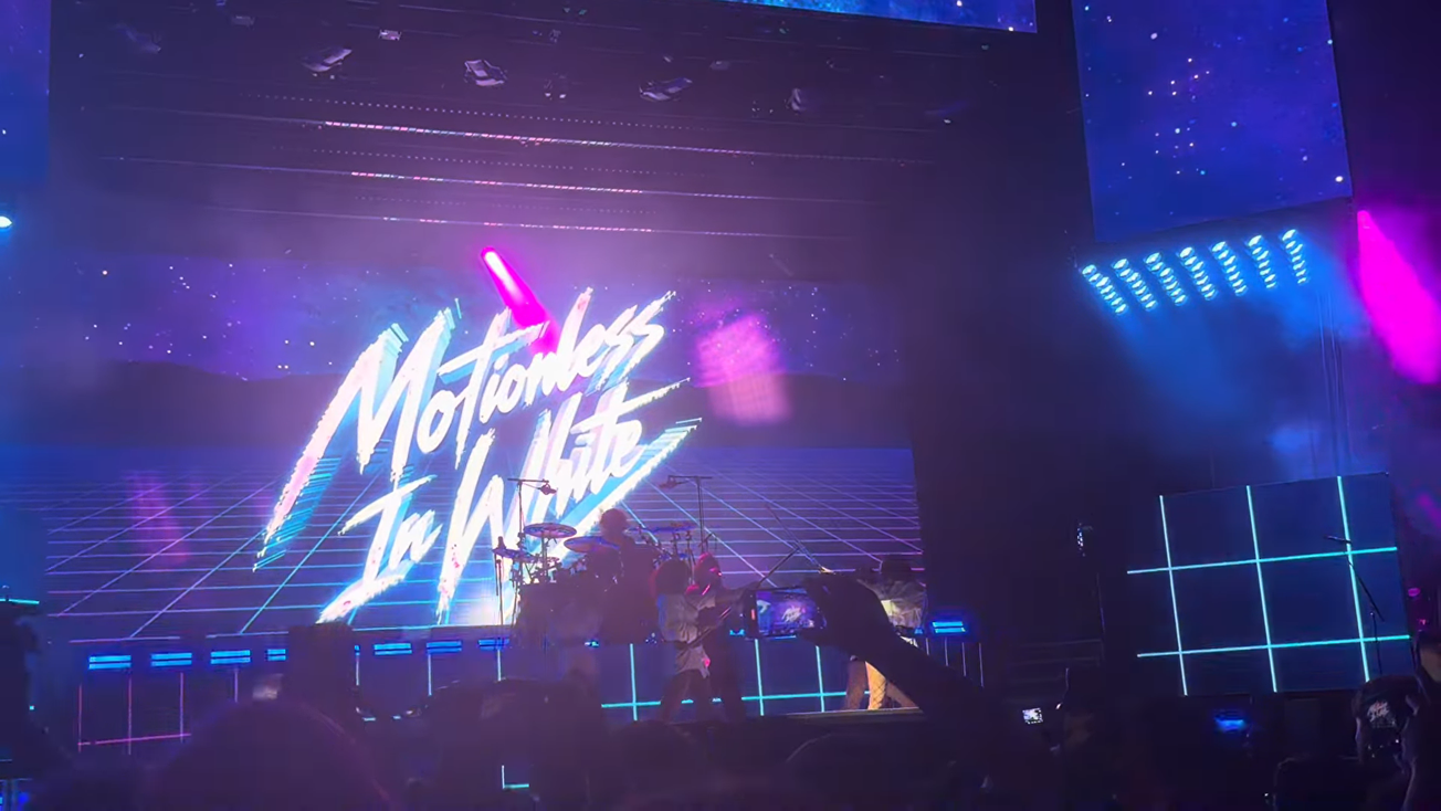 WATCH: Motionless In White Debuted Their "Sunglasses At Night" Cover Live