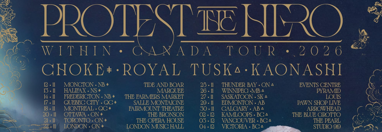 Kaonashi To Support Protest The Hero On Canadian Tour This November