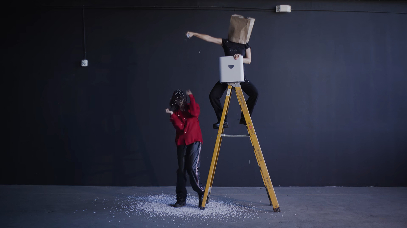K.Flay Wears Big Boots, Kill Some "Ants"